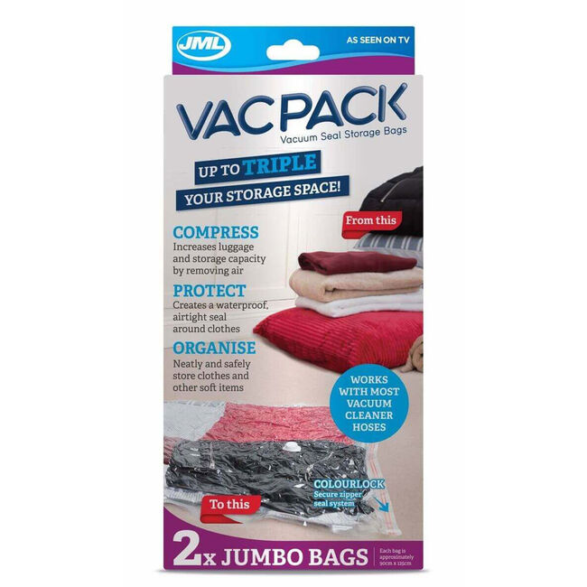 JML Vac Pac Replacement Bags Jumbo x 2