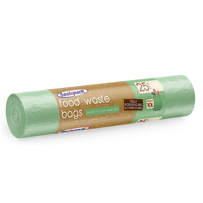 25Pk Food Waste Bags 10L