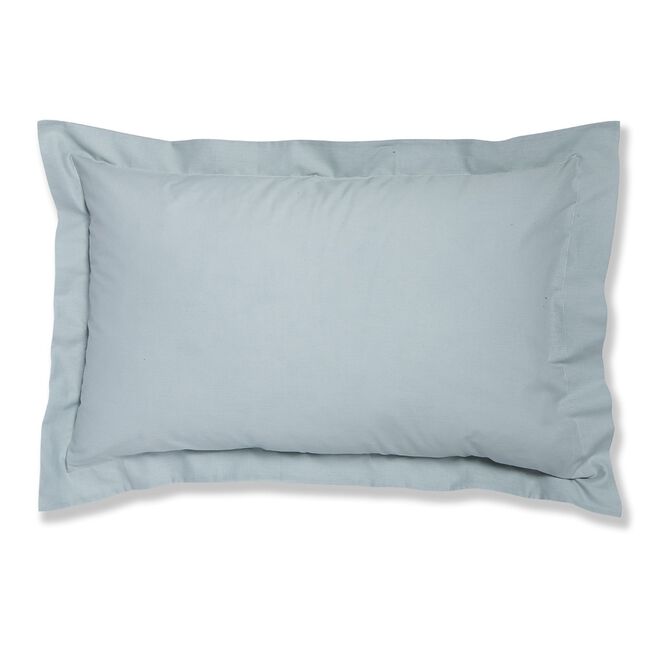 Nicole Day Percale Oxford Pillowcases - Duck Egg