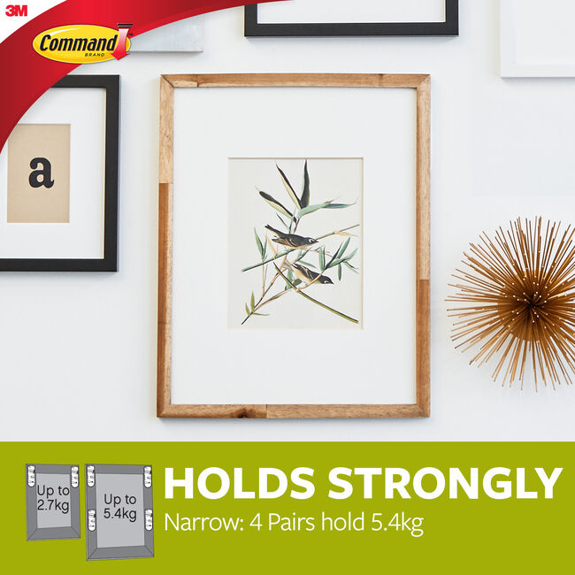 Command 4Pk Narrow Picture Hanging Strips