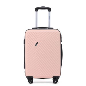 Cabin Size Lightweight Hardshell Suitcase - Pink