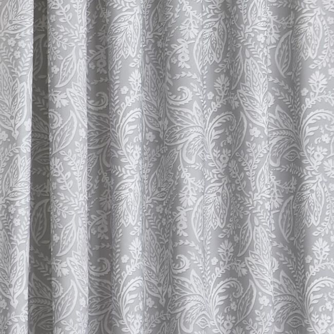 DREAMS & DRAPES PENCIL PLEAT AVELINE Grey 66x54 Curtain