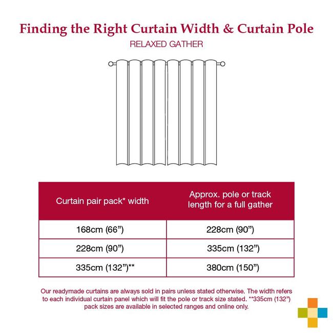 BLACKOUT & THERMAL DASH NATURAL 90x90 Curtain