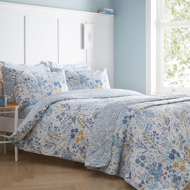 SUPER KING SIZE DUVET COVER Penelope Blue