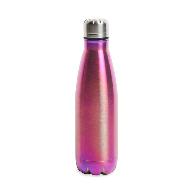 BodyGo Metallic Water Bottle Flask 480ml - Purple