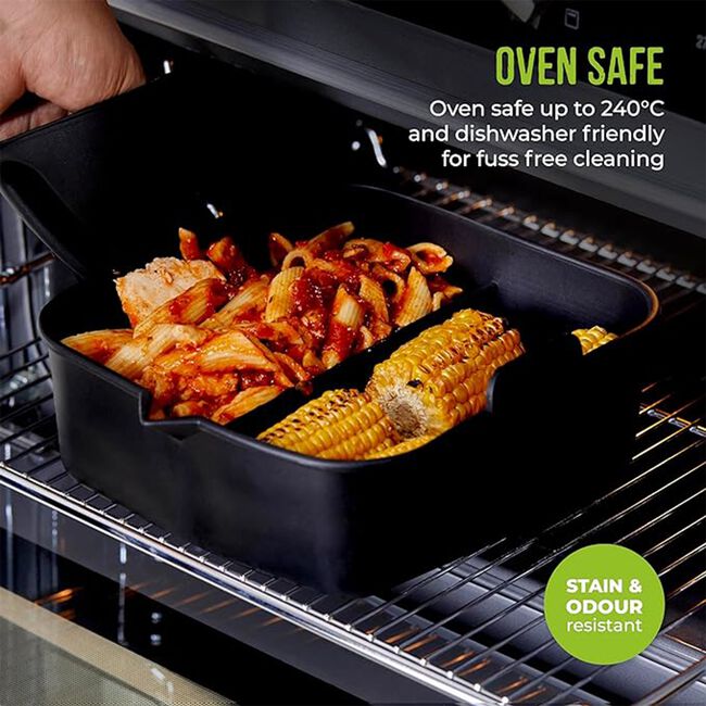 Tower Square Air Fryer Tray with Divider