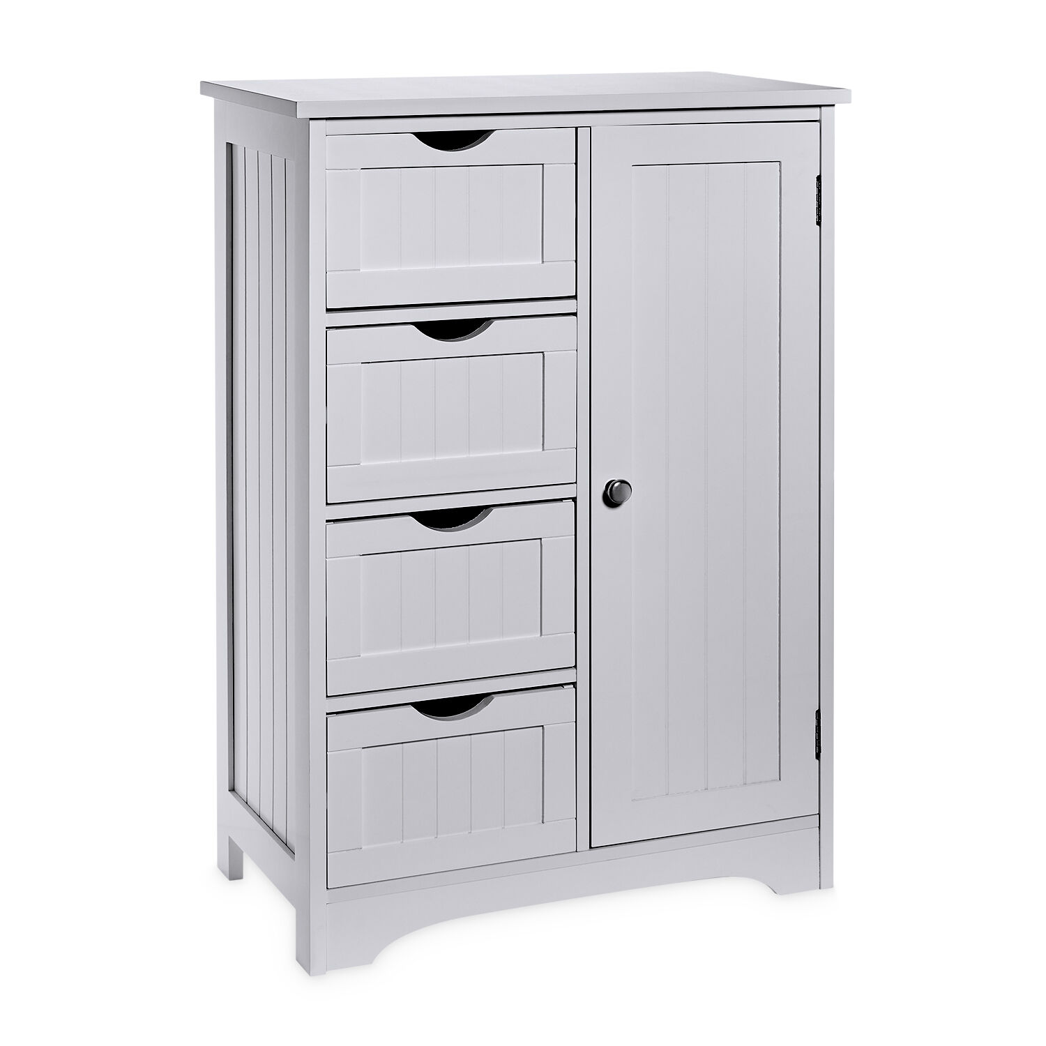 Porto Bathroom Cabinet With 4 Drawers Grey Home Store More