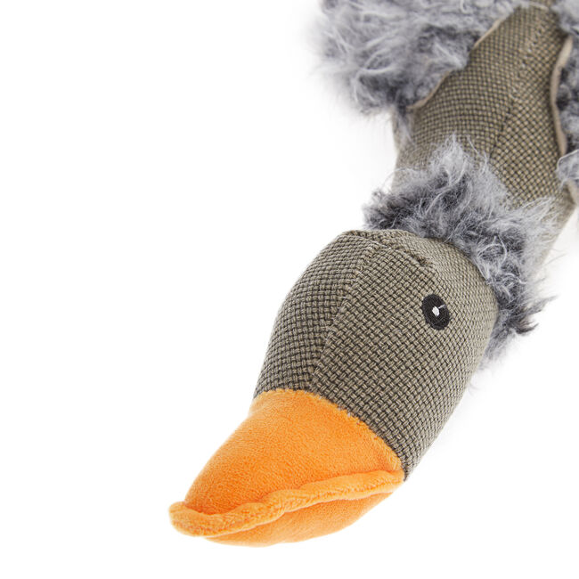 Plush Duck & Rope Dog Toy