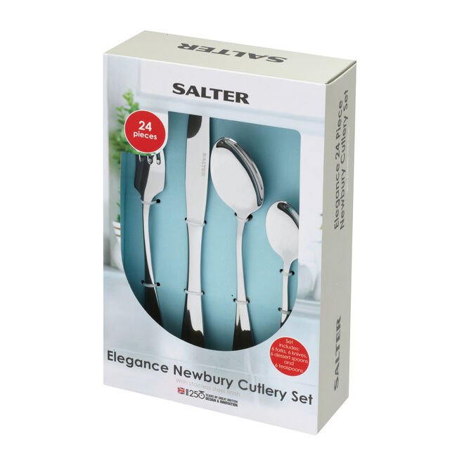 Salter Elegance Newbury Cutlery Set - 24 Piece