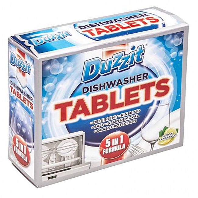 Duzzit 5-In-1 Dishwasher Tablets Lemon 