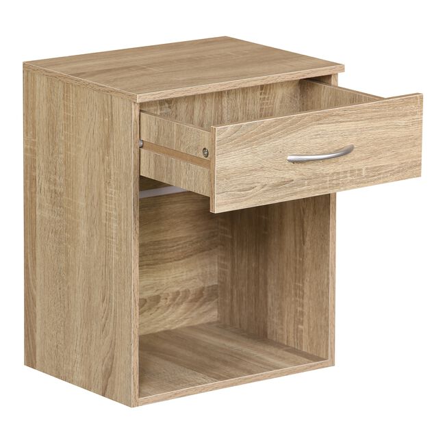 Mayfair Oak Effect 1 Drawer Bedside Locker