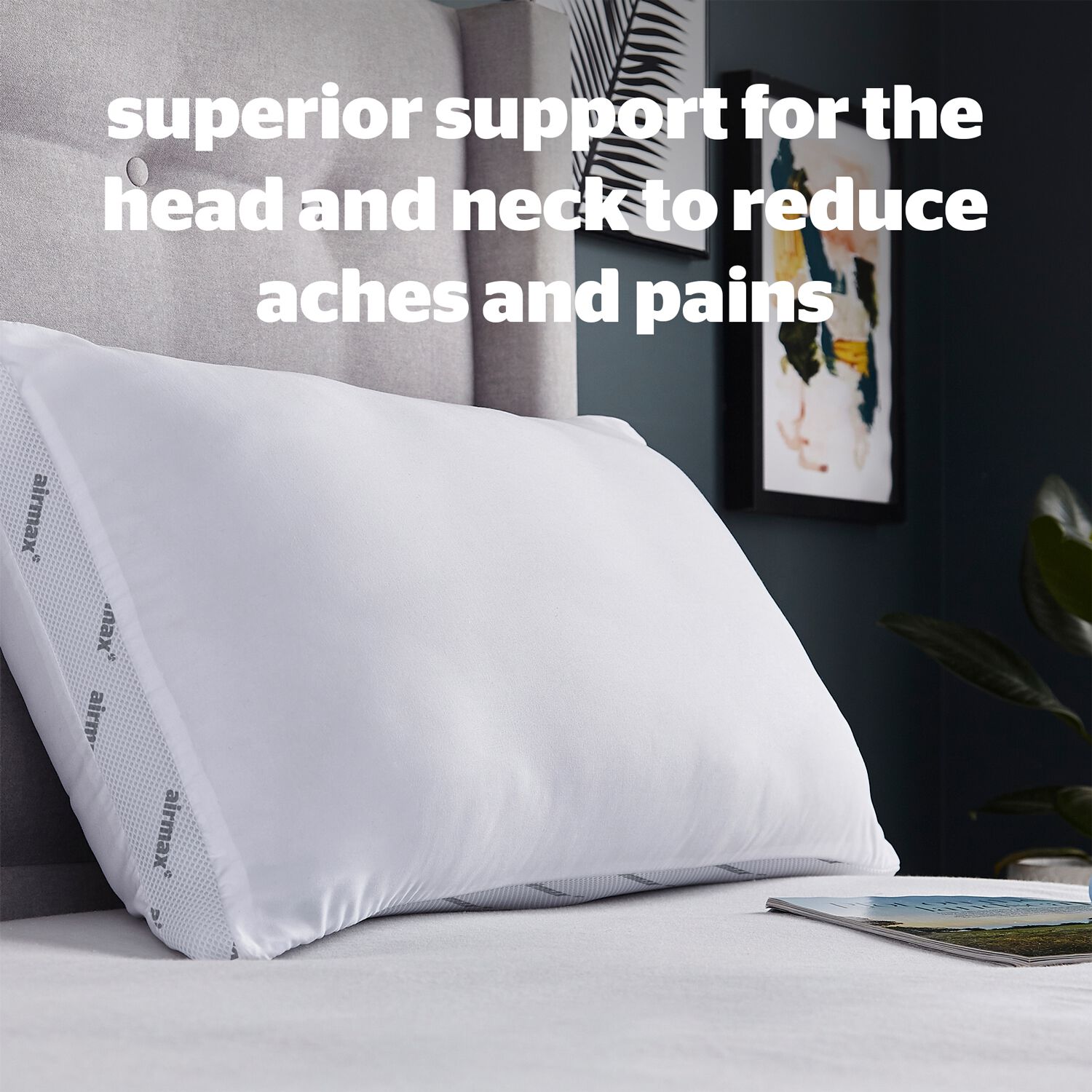 Silent night neck outlet support pillow