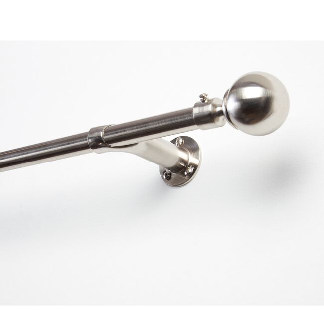 ROOM DARKENING EXTENDABLE BALL 19mm 70-120cm Nickel 