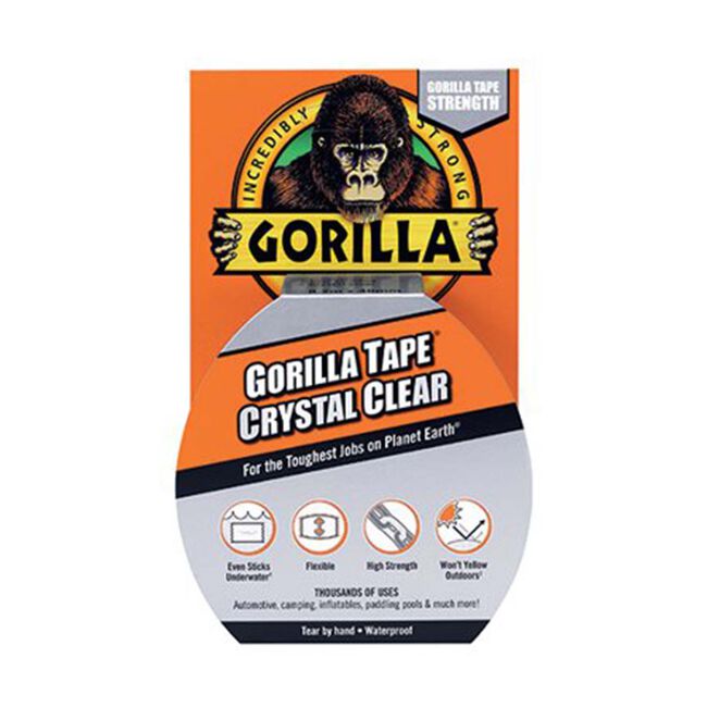 Gorilla 8.2m Crystal Clear Tape