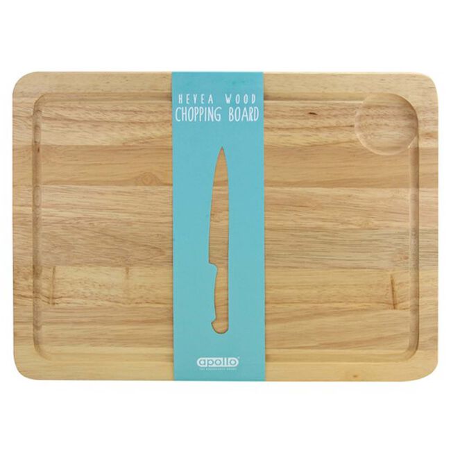 Apollo Rubberwood Wooden Chopping Board