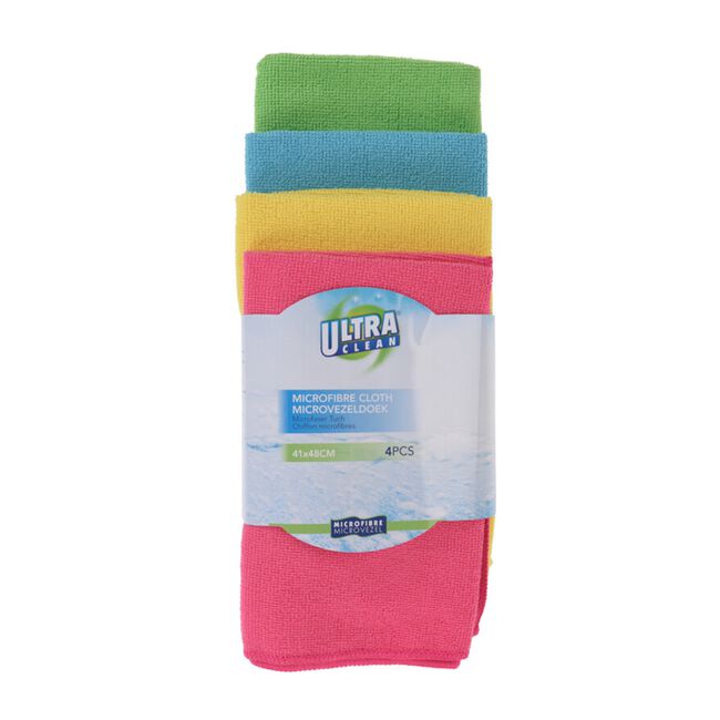 Multi-Use Microfibre Cloths 4 Pack