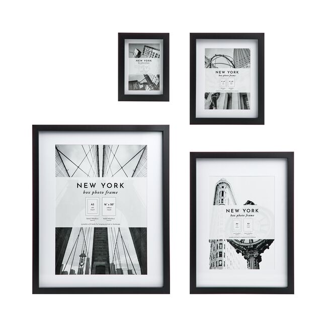 A4 NEW YORK BLACK Photo Frame