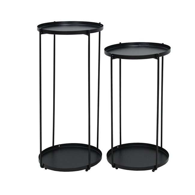 Soho Set of 2 Metal Side Tables