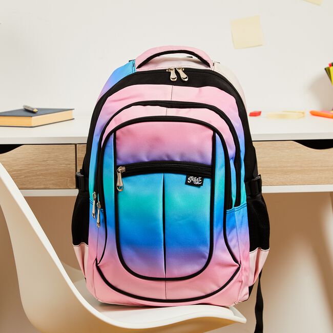 StreetSac Ombre Pastel School Bag