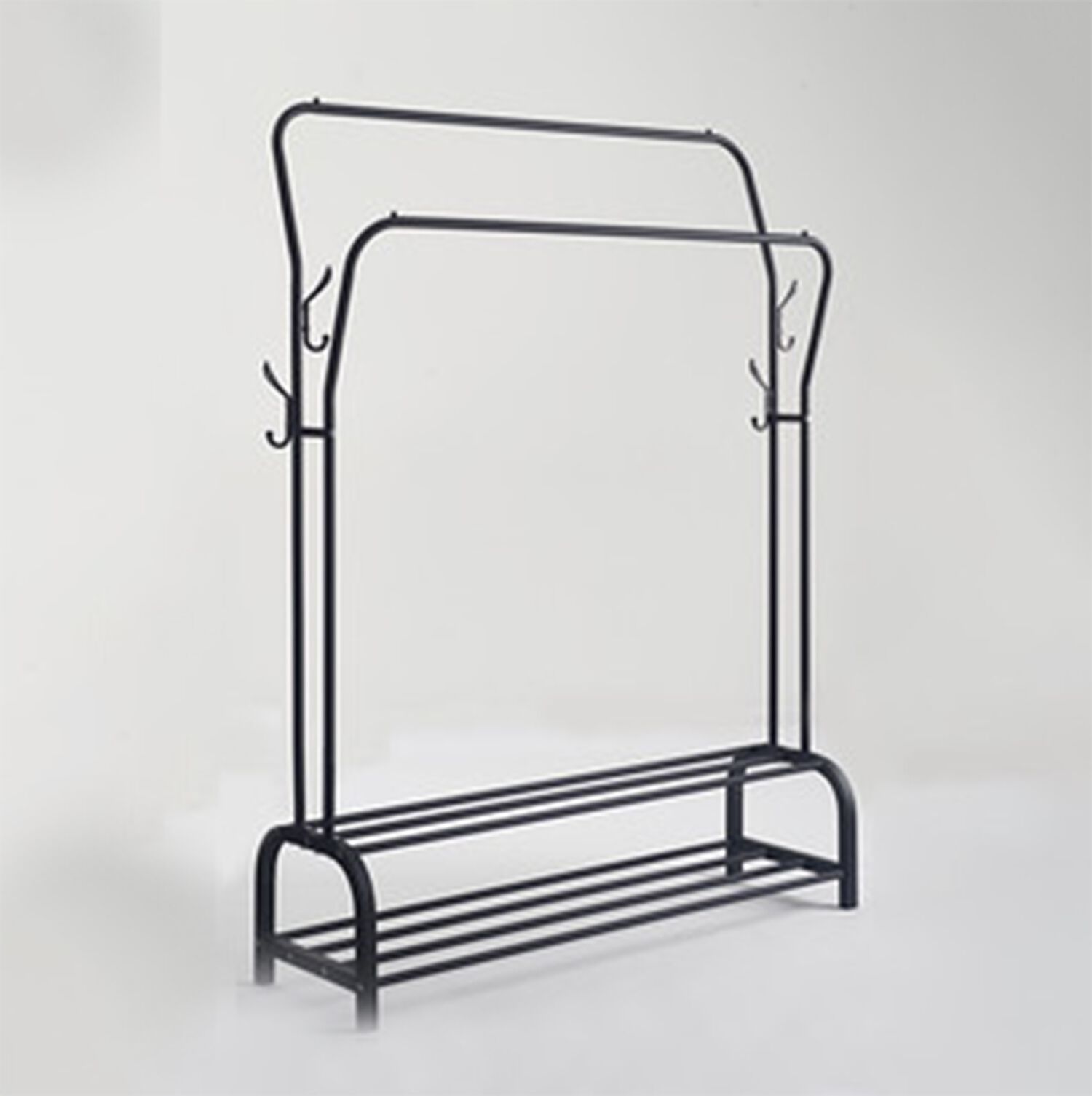 OurHouse Mega Double Clothes Rail With Hooks