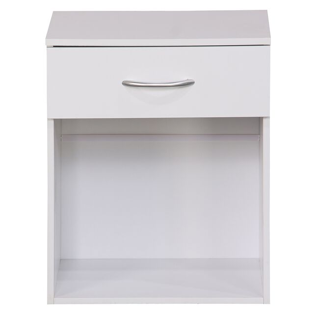 Mayfair White 1 Drawer Beside Locker