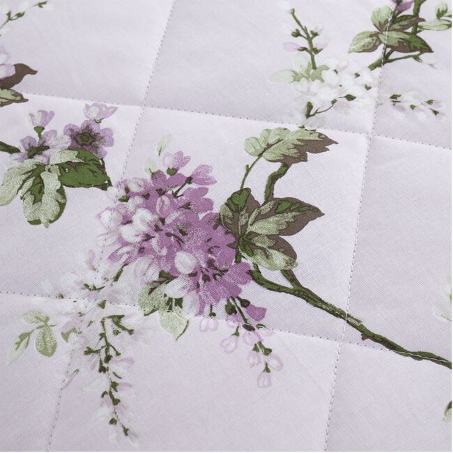 Wisteria Bedspread 200cm x 220cm - Lilac 