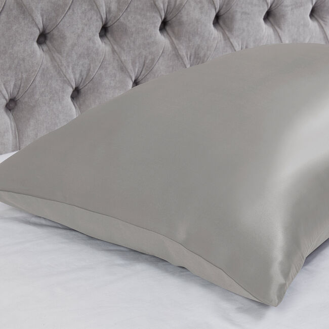 Silk Pillowcase - Silver