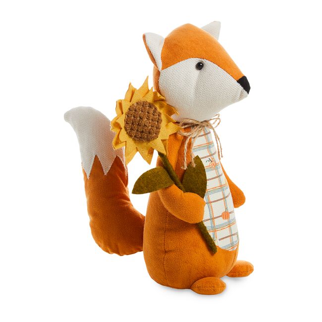 Fox With Sunflower