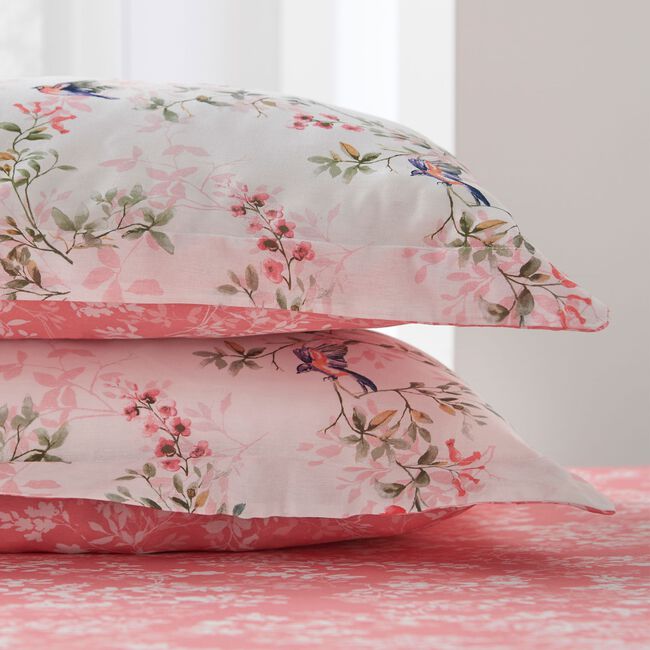 Annalise Oxford Pillowcase Pair - Blush