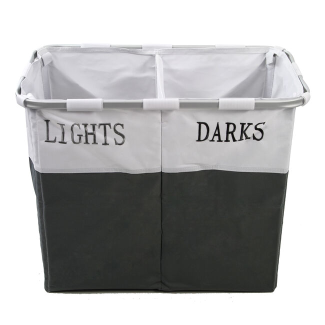 Lights & Darks Laundry Hamper