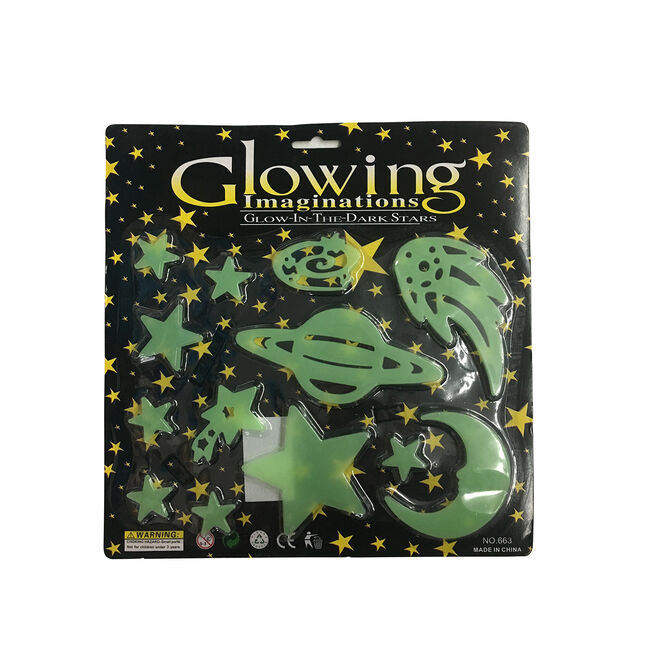 Glow in the Dark Galaxy Stick-ons