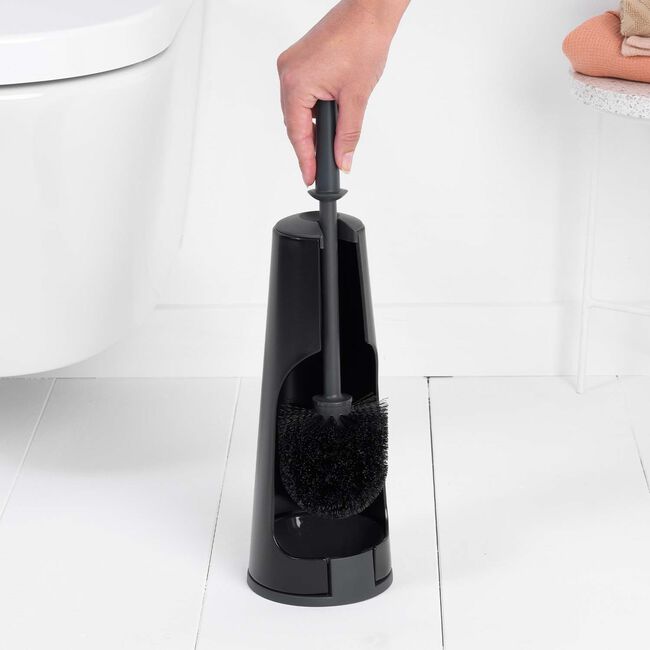 Brabantia Toilet Brush & Holder - Black