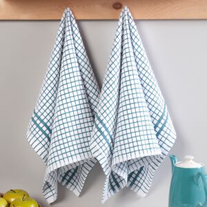 12 Herringbone Tea Towels 100% Cotton Lint Free Kitchen Dish Towels 50cm x  70cm