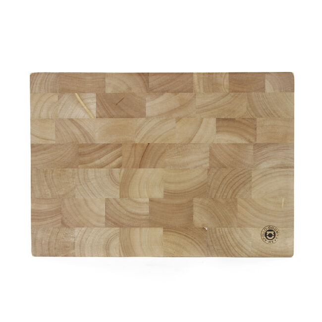 Apollo Rubberwood Endgrain Block Chopping Board