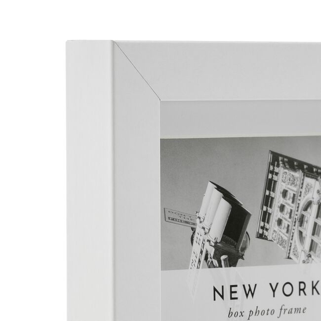 4X6 NEW YORK WHITE Photo Frame