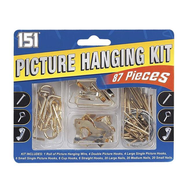 Picture Hanging Kit 87 Pieces
