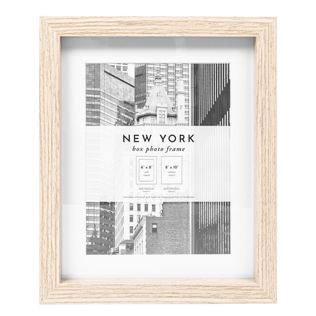 6X8 NEW YORK NATURAL Photo Frame