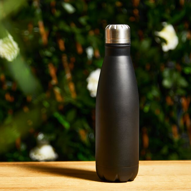 BodyGo Water Bottle Flask 480ml - Black