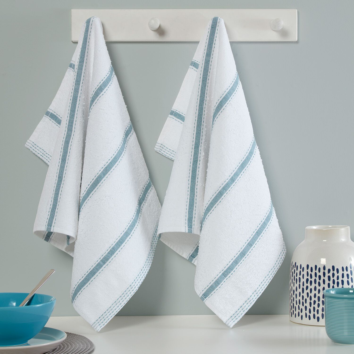 Duck egg towel online set