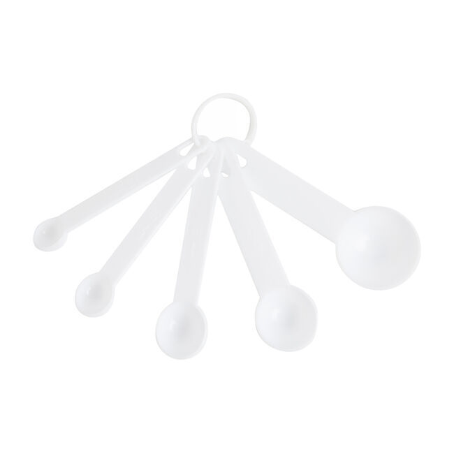 Apollo Measuring Spoons Set of 5 - White