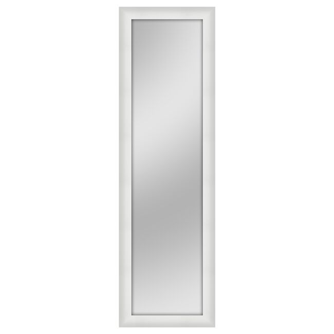 OVER THE DOOR MIRROR White 36 x 126cm