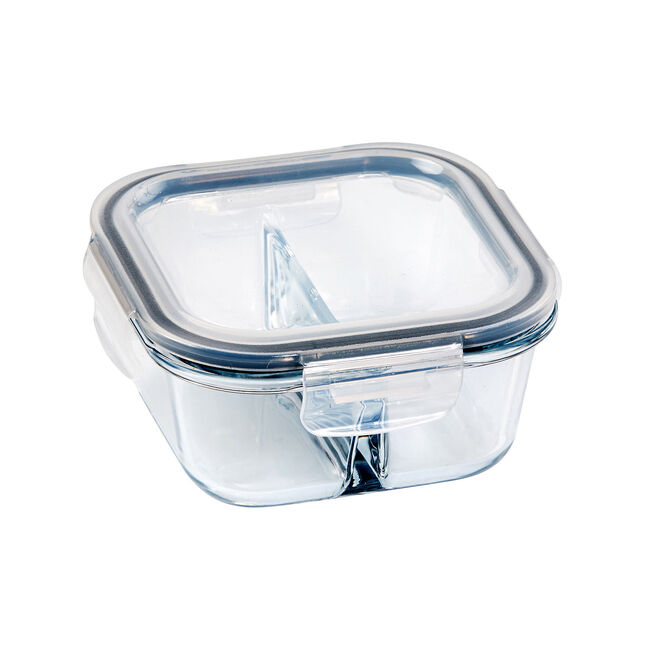 Wiltshire 500ml Square Container with 2 Divider