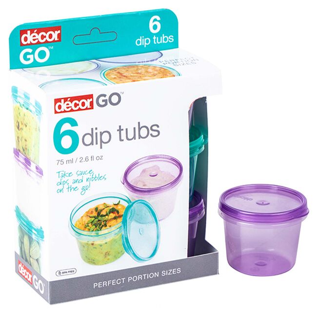 Decor Go 75ml Dip Tubs 6 Pack