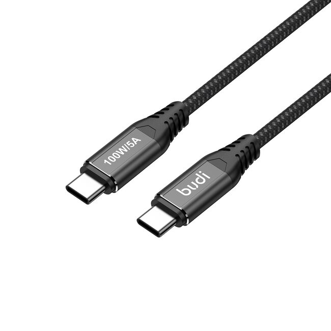 Budi Black Type C 3m Charging Cable