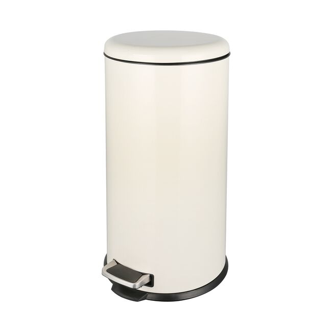 30L Forma Cream Kitchen Pedal Bin