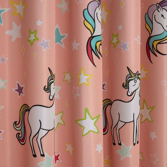 BLACKOUT & THERMAL GROOVY UNICORN 66x54 Curtain