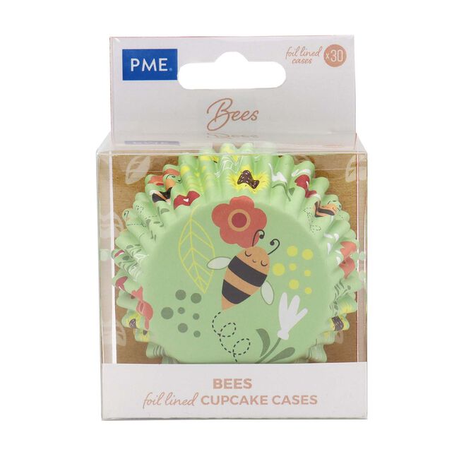 PME Bees Foil-Lined 30 Cupcake Cases