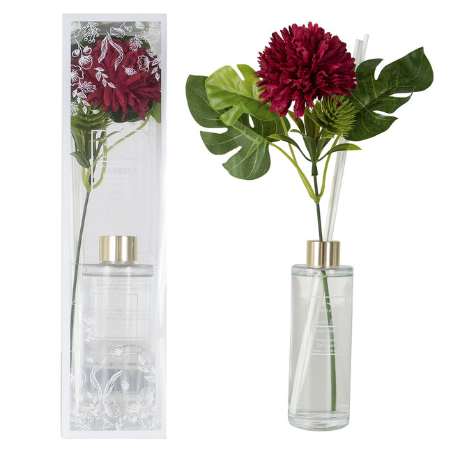 Ambianti Black Forest Faux Flower Reed Diffuser