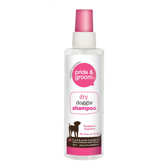 Pride & Groom Dry Dog Shampoo Spray