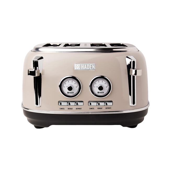 Haden Jersey 4 Slice Extra Wide Slot Putty Toaster